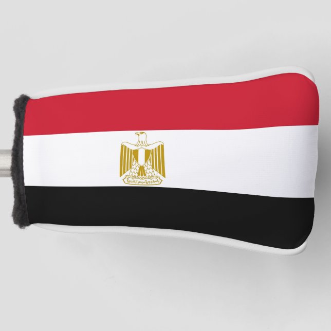 Couvre-club De Golf Couvercle de golf avec drapeau d'Egypte (Devant)
