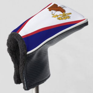 Couvre-club De Golf Couvercle de golf avec Drapeau des Samoa américain