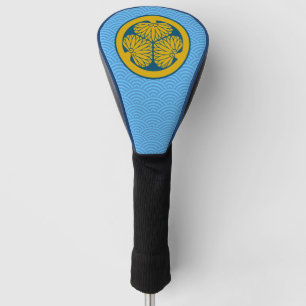 Couvre-club De Golf Couvercle de golf Clan Tokugawa Crest (Kamon)