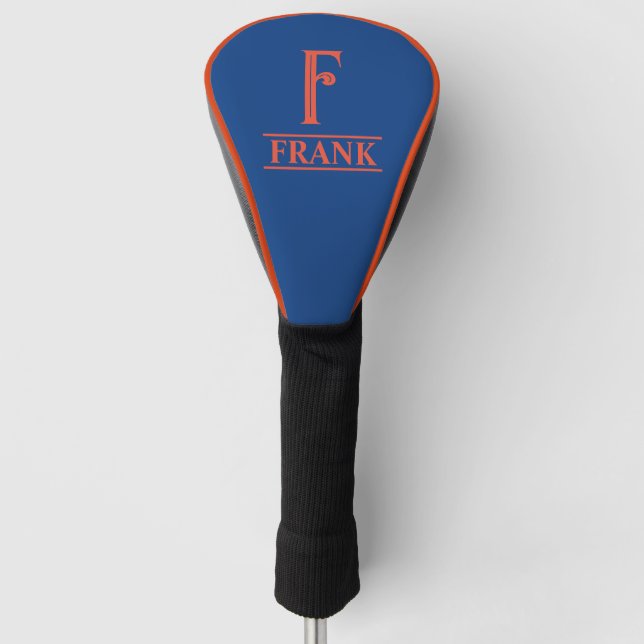 Couvre-club De Golf Couvercle de tête de golf monogramme (Devant)