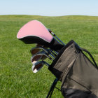 Couvercle de tête de golf rose vif - Protection él