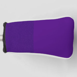 Couvre-club De Golf Couvercle de tête de golf violet à ton divisé sur