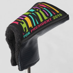 Couvre-club De Golf Couverture colorée de putter de Hillary Clinton