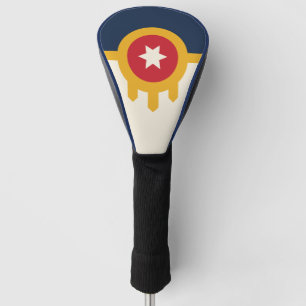 Couvre-club De Golf Couverture de conducteur de golf avec drapeau de T