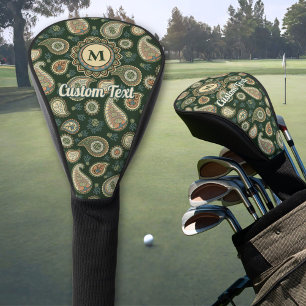 Couvre-club De Golf Couverture de la tête de Motif de golf Cypress Pai