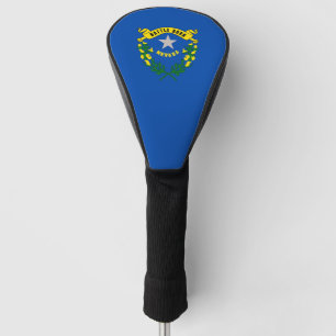 Couvre-club De Golf Couverture de pilote de golf avec Drapeau du Nevad