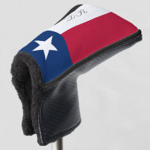 Couverture de putter de golf de drapeau du Texas