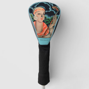 Couvre-club De Golf Couverture de tête de golf Art déco personnalisée
