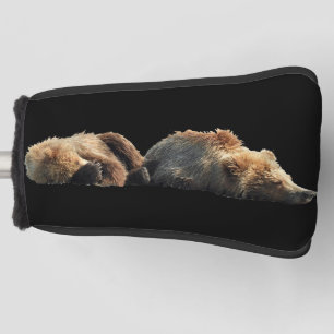 Couvre-club De Golf couverture de tête de golf de l'ours grizzli