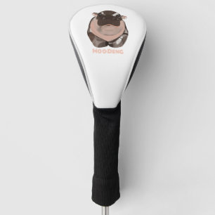 Couvre-club De Golf Couverture de tête de golf design "Moo Deng"