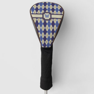 Couvre-club De Golf Couverture du pilote du Jacquard Blueberry Scone