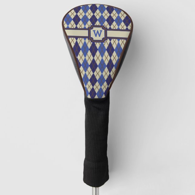Couvre-club De Golf Couverture du pilote du Jacquard Blueberry Scone (Devant)