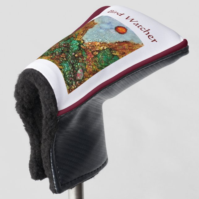 Couvre-club De Golf Couverture faite sur commande de putter (style de (Devant 3/4)