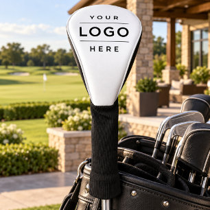 Couvre-club De Golf Couvre-driver personnalisé blanc pour entreprise