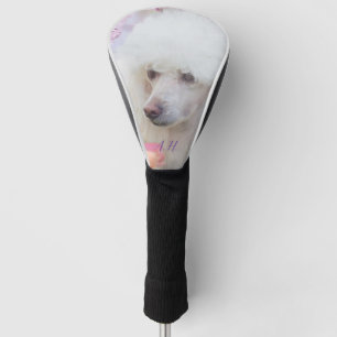 Couvre-club De Golf Couvre-tête monogrammée de caniche