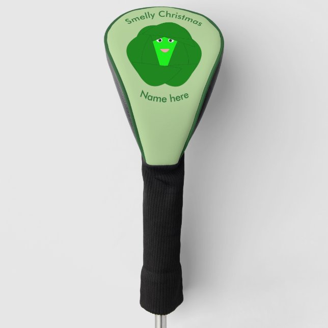 Couvre-club De Golf Cover pour chauffeur de golf de Brussels Sprout (Devant)