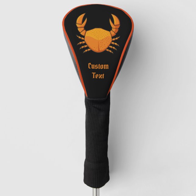 Couvre-club De Golf Crab orange (Devant)