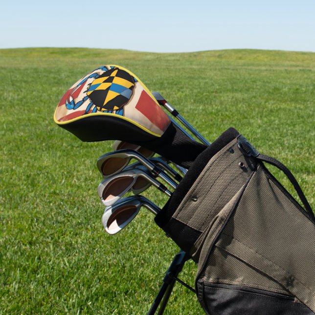 Couvre-club De Golf Crabe bleu du Maryland (In Situ)