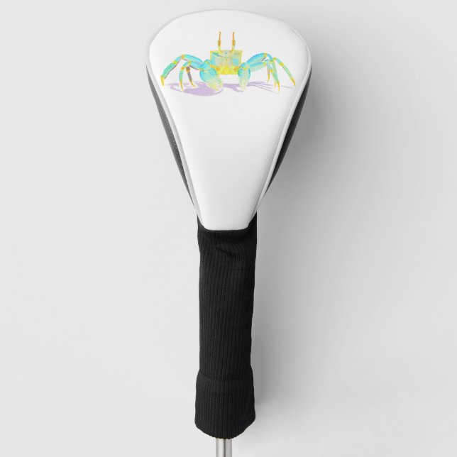 Couvre-club De Golf Crabe de turquoise (Devant)