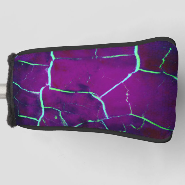 Couvre-club De Golf Cracké -Profond pourpre (Devant)