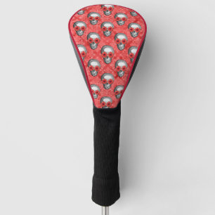 Couvre-club De Golf Crânes rouges et série Tournesol Conception 13