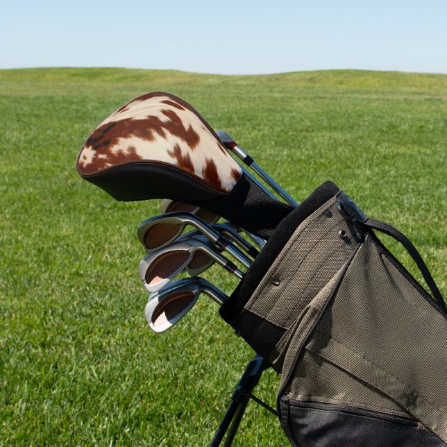 Couvre-club De Golf Crème Brown Ouest (In Situ)