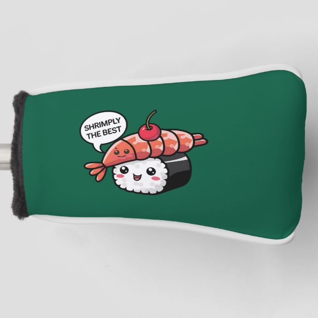 Couvre-club De Golf creuser le meilleur kawaii sushi (Devant)