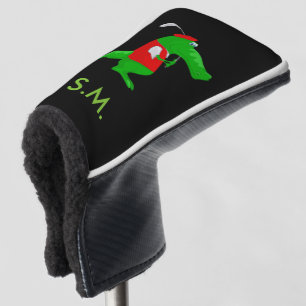Couvre-club De Golf Crocodile Golfer & Initiales Golf Club Putter Cove