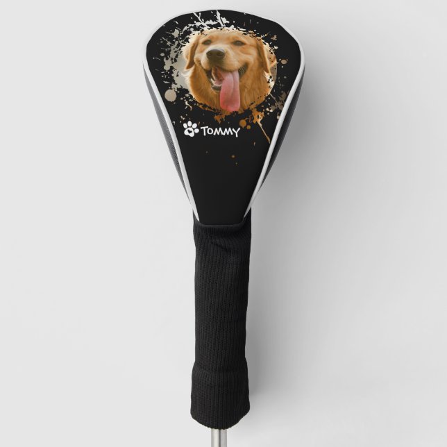 Couvre-club De Golf Custom Pet Photo & Name  (Devant)