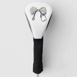 Couvre-club De Golf Cute Coquette Bow Coquette Bow Nurse Nurse