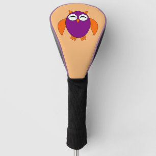 Couvre-club De Golf Cute Halloween Owl Golf Driver Cover
