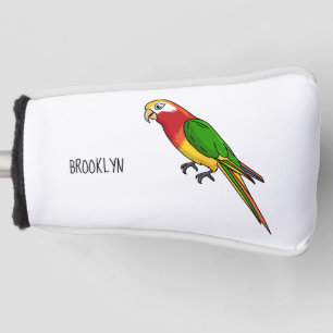 Couvre-club De Golf Cute happy parrot