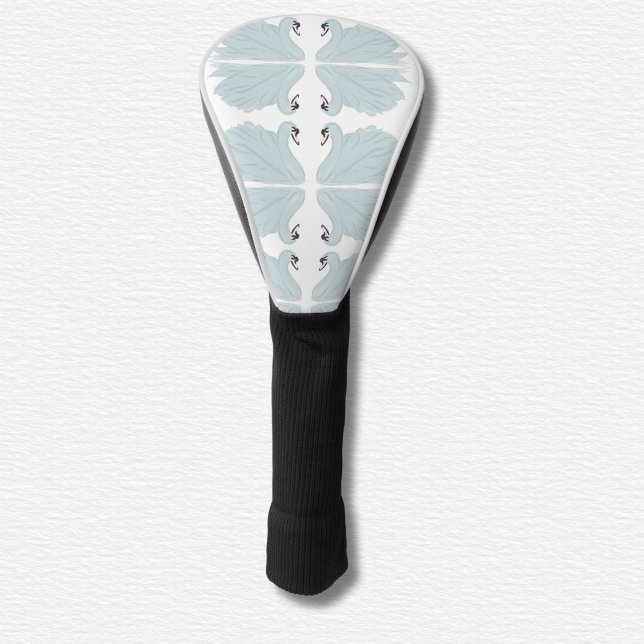 Couvre-club De Golf Cygnes aquarelles (Créateur téléchargé)