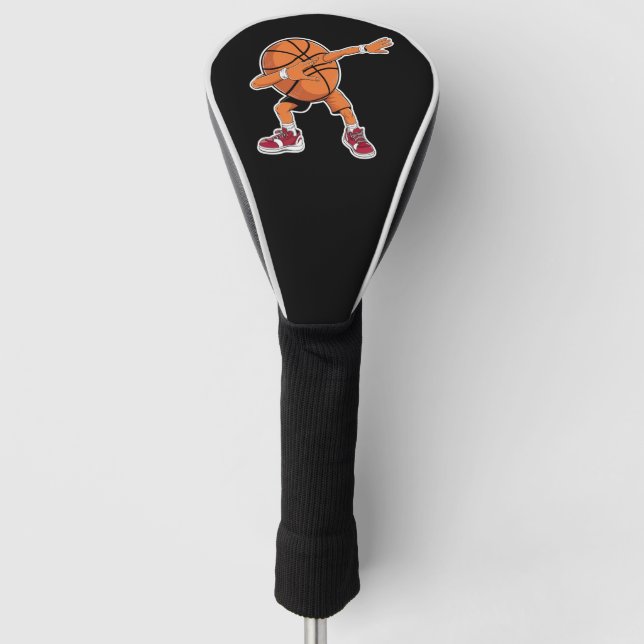 Couvre-club De Golf Dabbing Basketball Ball Funny Sports Joueur (Devant)