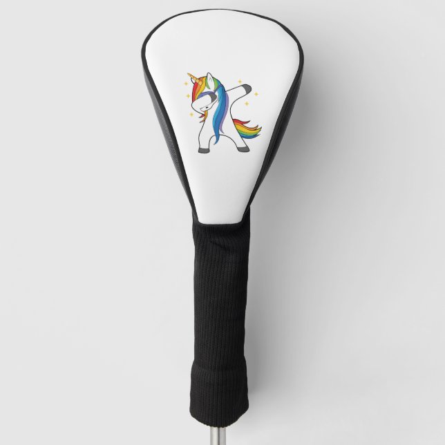 Couvre-club De Golf Dabbing Unicorn (Devant)