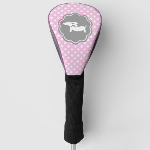 Couvre-club De Golf Dachshund Maman Golfer Cadeau Pink Head Cover Wood
