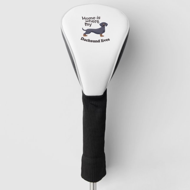Couvre-club De Golf Dachsund (Devant)