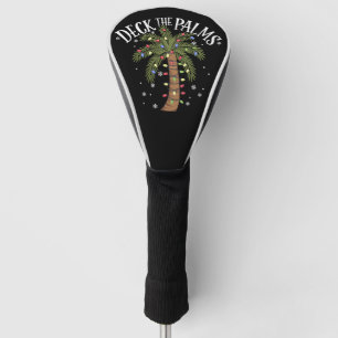 Couvre-club De Golf Deck Les Palms Tropical Hawaii Christmas Palm Tree