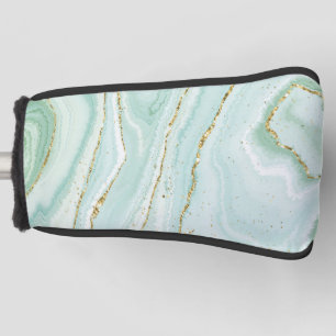 Couvre-club De Golf design élégant en marbre liquide peint à la main a