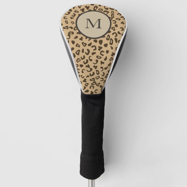 Couvre-club De Golf Design léopard motif (Devant)