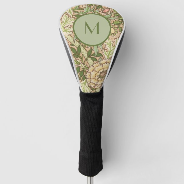 Couvre-club De Golf Design personnalisé William Morris Motif (Devant)