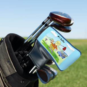 Couvre-club De Golf Dessin amusant sur le golf