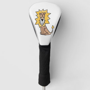 Couvre-club De Golf dessin mignon lion enfants retro safari jungle ani