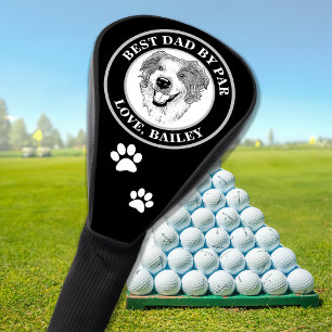 Couvre-club De Golf Dessin personnalisé du chien berger australien