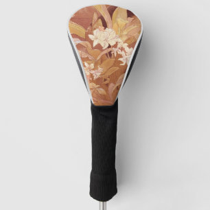 Couvre-club De Golf Détail floral Art nouveau d'Alphonse Mucha