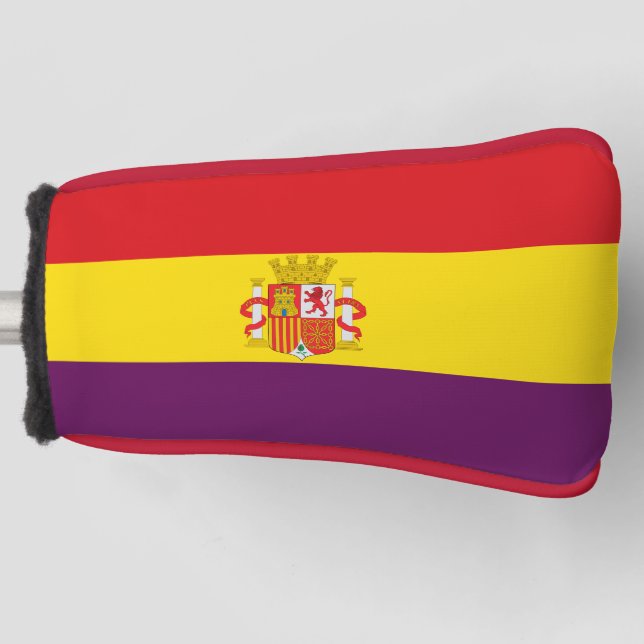 Couvre-club De Golf Deuxième drapeau de la République espagnole (Devant)