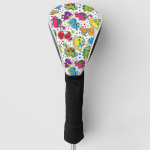 Couvre-club De Golf Dinosaure coloré Motif sans joint, Dinosaur Seaml