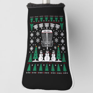 Couvre-club De Golf Disque Golf Vilain Sweat de Noël cadeaux de pyjama