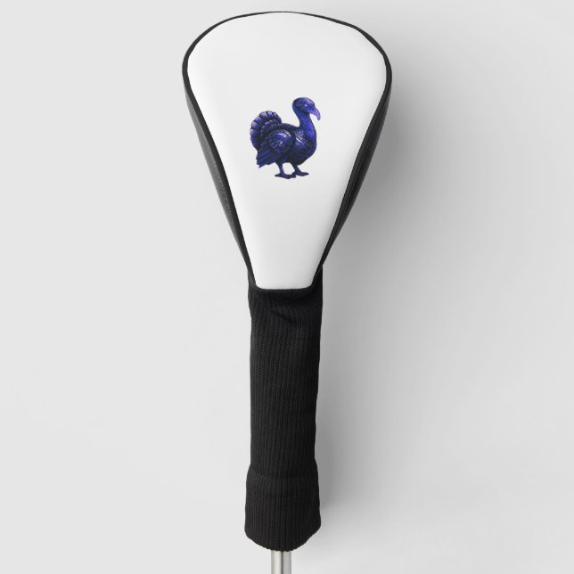 Couvre-club De Golf Distopian Turquie Thanksgiving Design Classique T- (Devant)