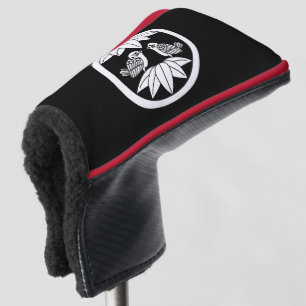 Couvre-club De Golf Dix feuilles de bambou & moineaux en face
